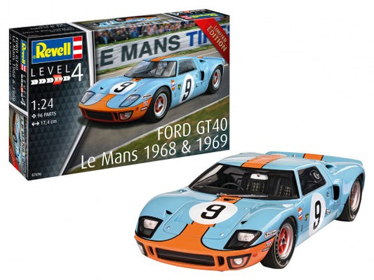 Revell 1:24 Ford GT40 Le Mans 1968 & 1969 - Chester Model Centre