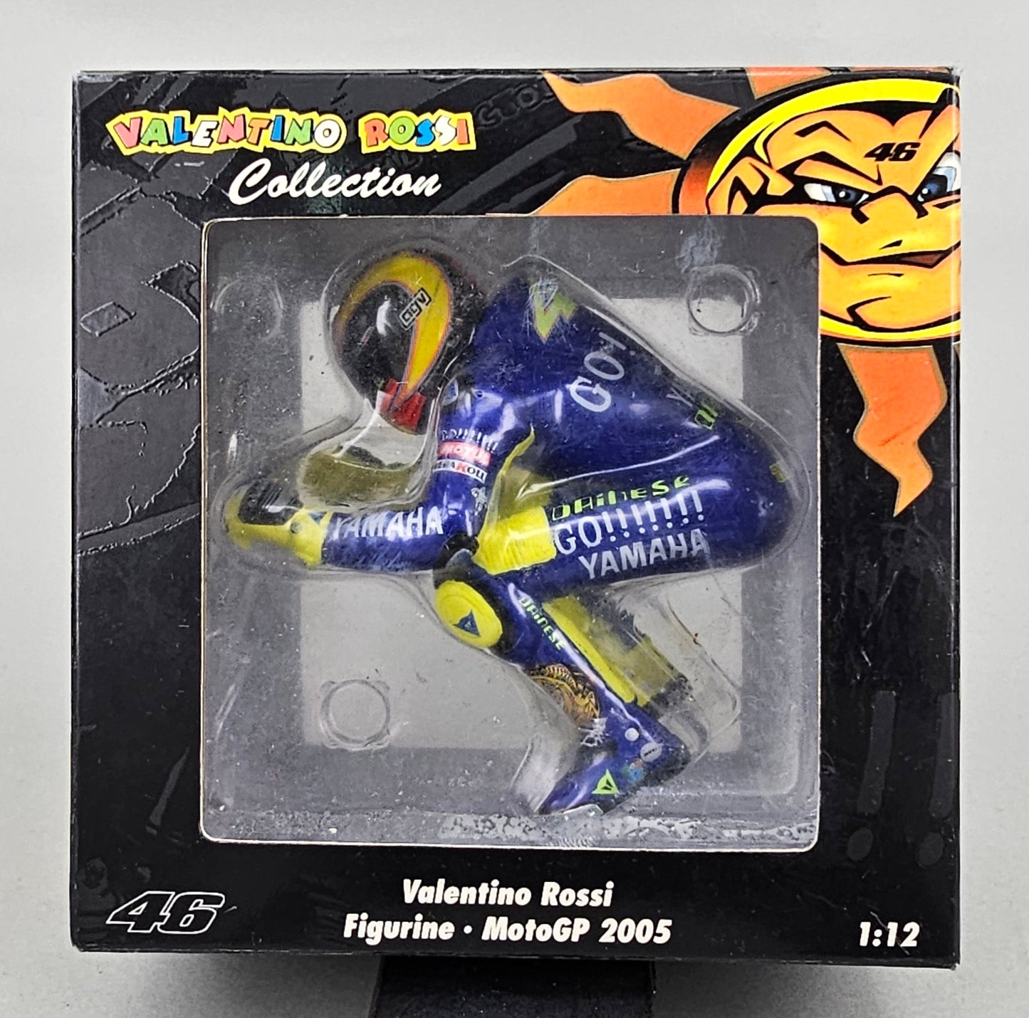 MINICHAMPS Limited Edition (2999 pieces) #312 050146 - 1/12 Scale Resin Figurine Valentino Rossi MotoGP 2005 - Chester Model Centre