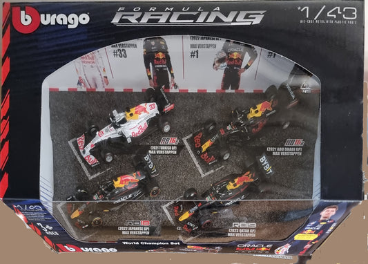 Bburago F1 Lando Norris McLaren Formula 1 Team - 4 x Car set - Chester Model Centre