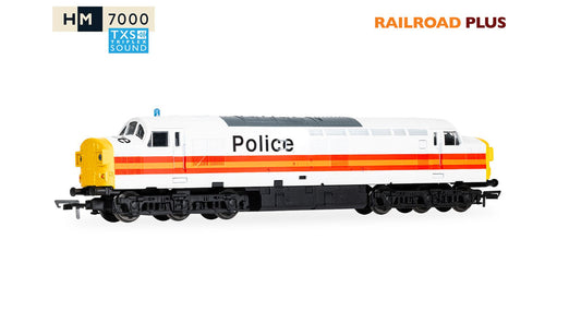 Hornby RailRoad - BR - Class 37 - '37093' Police Livery (DCC Sound Fitted) - Chester Model Centre