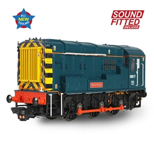 Bachmann 35-915SFX Class 08 (08617) 'Steve Purser' BR Blue (Retro) Sound Fitted - Chester Model Centre