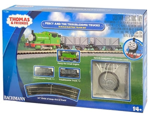 Bachmann N Scale Thomas The Tank & Friends - Percy And The Troublesome Trucks Train Set - Chester Model Centre