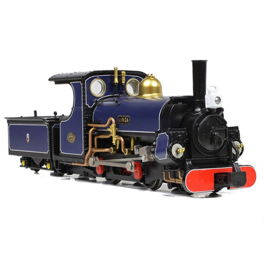 Bachmann Narrow Gauge 009 (391-135K) Mainline Hunslett 2-4-0STT 'Linda' Ffestiniog Railway Blue (Exclusive to Bachmann Collectors Club) DCC Ready - Chester Model Centre