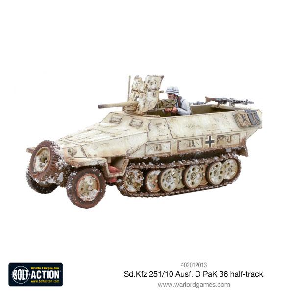 Bolt Action Sd.Kfz 251/10 ausf D (37mm Pak) Half Track