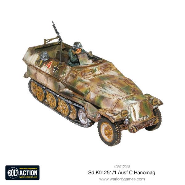 Bolt Action Sd.Kfz.251/1 Ausf.C Hanomag