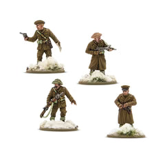 Bolt Action 403201004 British & Canadian Infantry Winter Platoon Commanders - Chester Model Centre