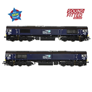 BACHMANN 50-009SFX Class 66/3 (66304) DRS Compass (Revised Small Logo) - Era 9 (Sound Fitted - Deluxe Version) - Chester Model Centre