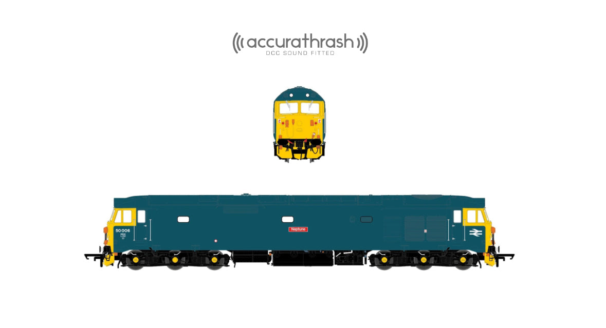 Accurascale BR Class 50 - BR Blue - 50006 'Neptune' - DCC Sound Fitted - Chester Model Centre