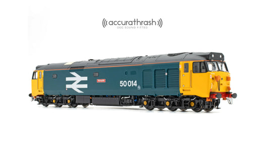 Accurascale BR Class 50 - Large Logo w/black roof - 50014 'Warspite - DCC Sound Fitted - Chester Model Centre