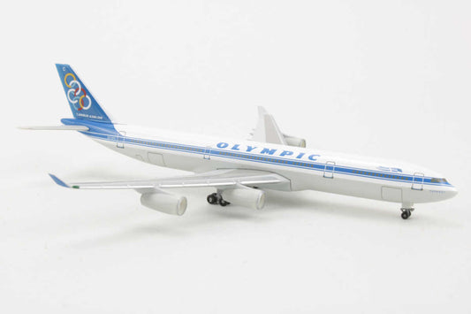Herpa Wings 1:500 Olympic Airways Airbus A340-300 504669 - Chester Model Centre