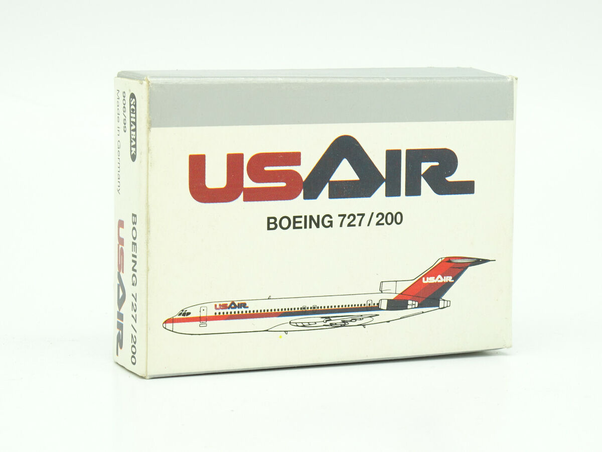 Schabak 90699 USAir Boeing 727-200 (1:600) - Chester Model Centre