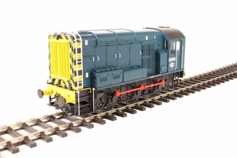 Dapol O Gauge 7D-008-002 Class 08 shunter D3045 in BR Blue with wasp stripes - DCC READY - Chester Model Centre