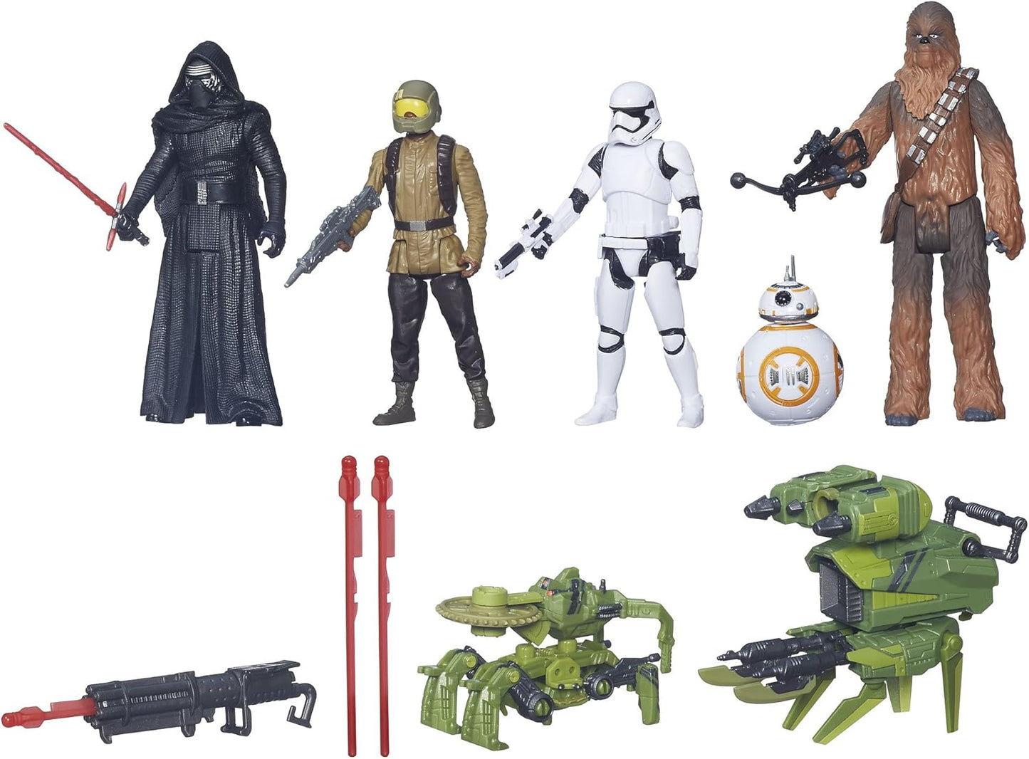 Disney Star Wars The Force Awakens Forest Mission Action Figure Set. 5 figures and Accessories. Ref:B4016 - Chester Model Centre