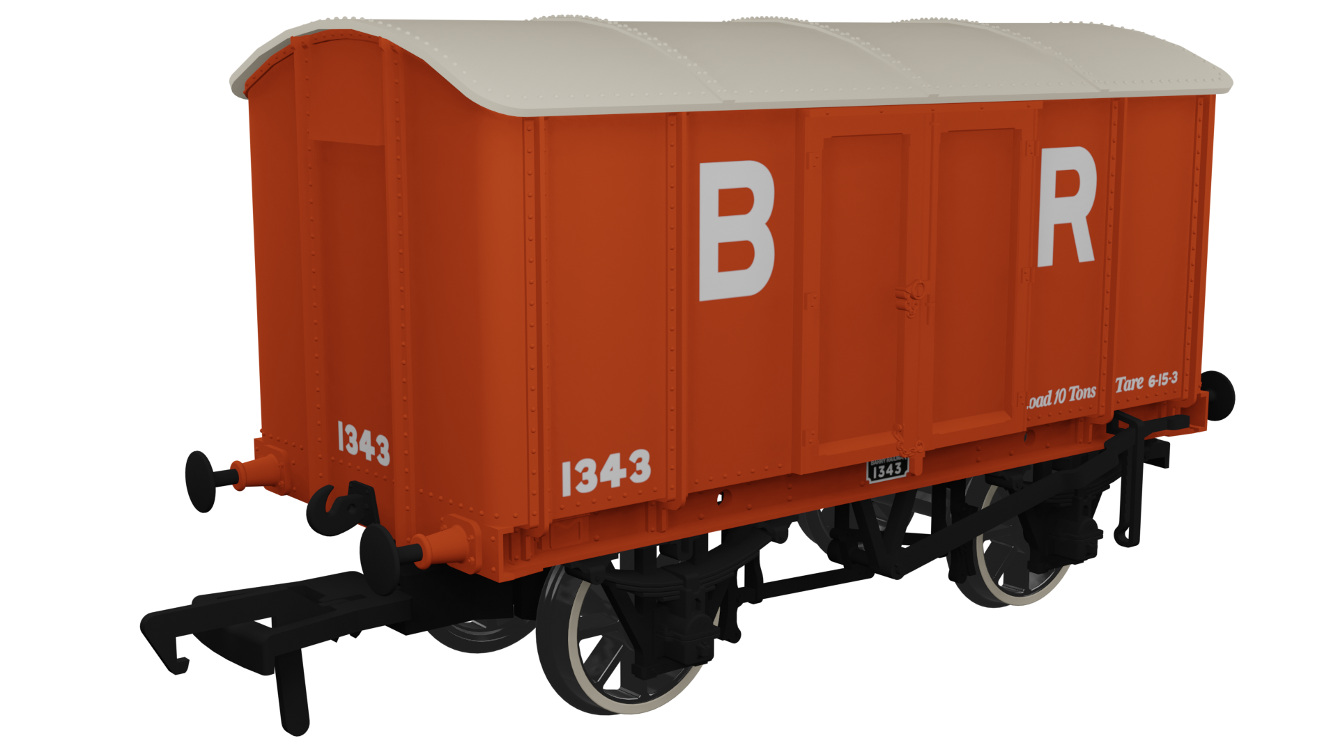 SALE Rapido 908026 OO Gauge Barry Railway Metal Bodied Van No.1343 Chester Model Centre