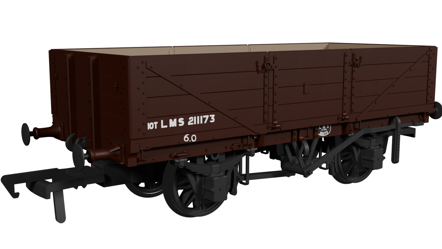 Rapido LNWR D84 4-Plank Open – No.211173 LMS Bauxite (post-1936) - Chester Model Centre