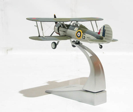 Corgi Aviation Archive AA36202 Gloster Sea Gladiator Mk.I - Sub Lt. J W Sleigh 804 NAS, Fleet Air Arm, July 1940 - Chester Model Centre
