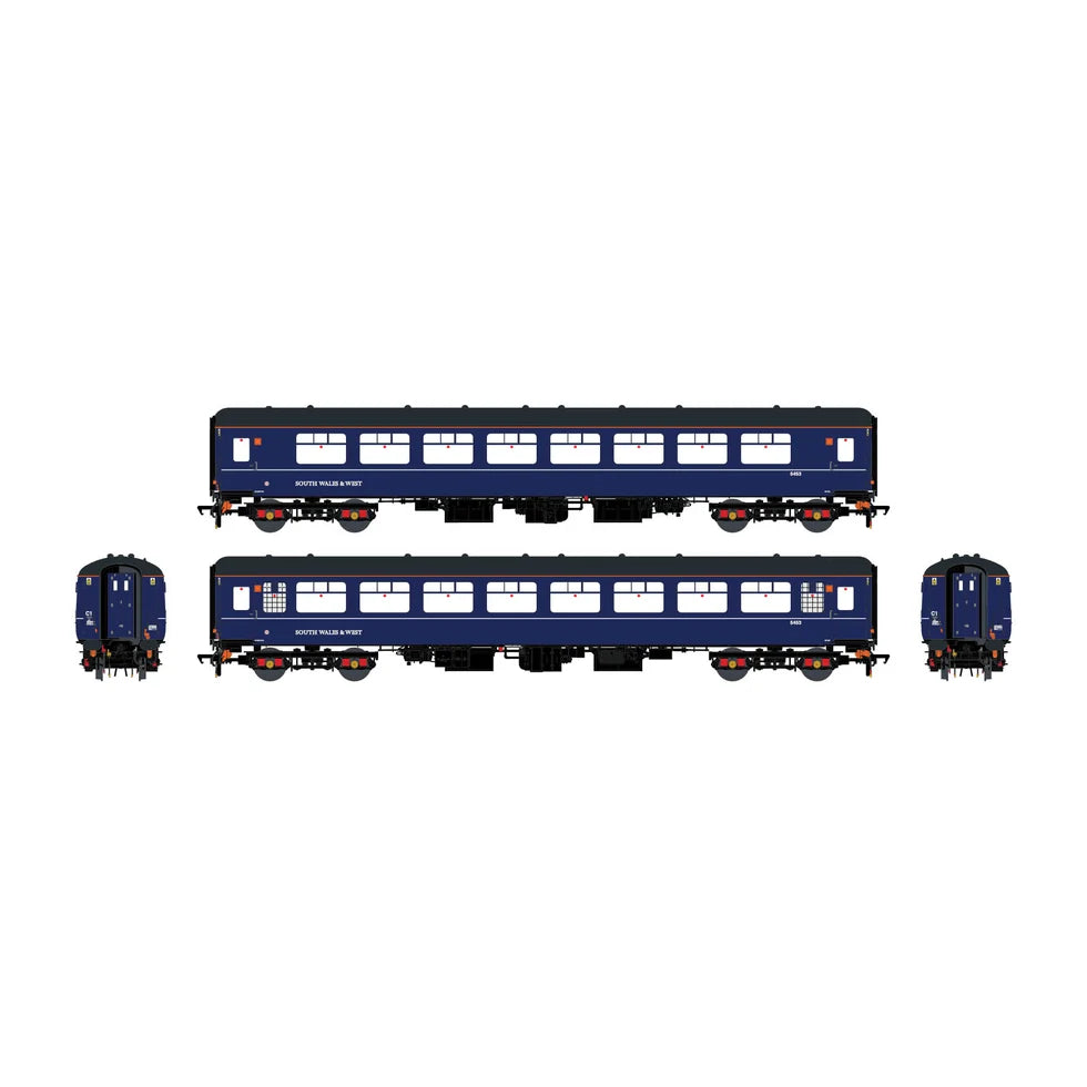ACCURASCALE #ACC2912 BR MK2b TSO 5453 Open Second (South Wales & West Blue)