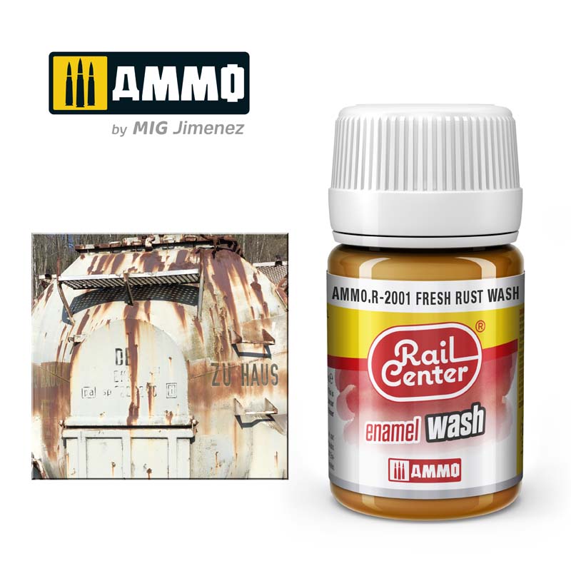 Ammo Rail Center AMMO.R-2001 Fresh Rust Wash - Chester Model Centre