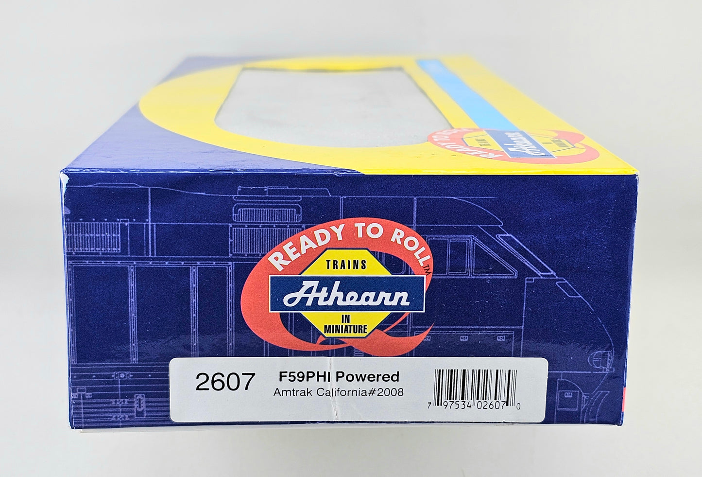ATHEARN #2607 HO Gauge F59PHI Powered AMTRAK California #2008 Locomotive DC Ready