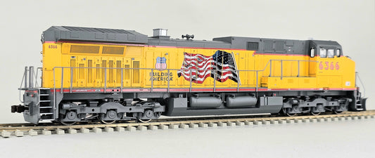 ATHEARN #8082 HO Gauge AC4400 UNION PACIFIC #6366 'Building America' Locomotive with Directional Lighting - DCC Ready (Quick Plug Equipped - 8 Pin Manufacturer Specific Decoders)