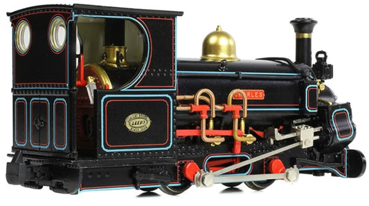 BACHMANN 391-126SF Mainline Hunslet 0-4-0ST 'Charles' Penrhyn Quarry Railway Lined Black (Late) Factory DCC Sound Fitted - Chester Model Centre