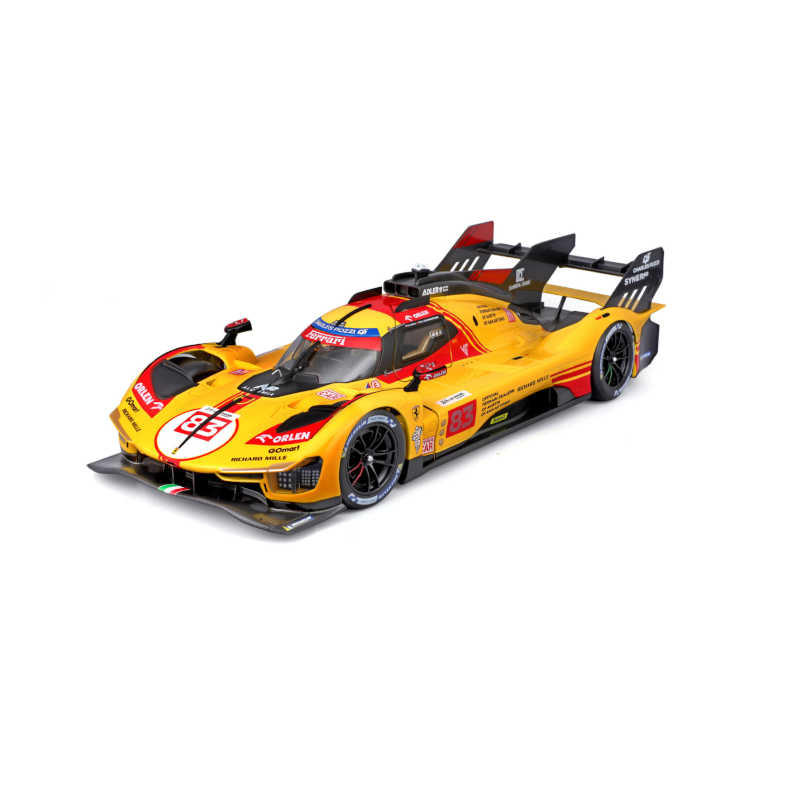 BURAGO BBU26313 1/24 Scale Die-Cast Model Ferrari 499P Le Mans 24hr - Chester Model Centre