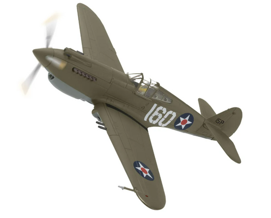 Corgi AA28101 Curtiss P-40B Warhawk- 160/15P- 2nd Lt. G. Welch- 47th PS- 15th PG- USAAF- Pearl Harbor - Chester Model Centre