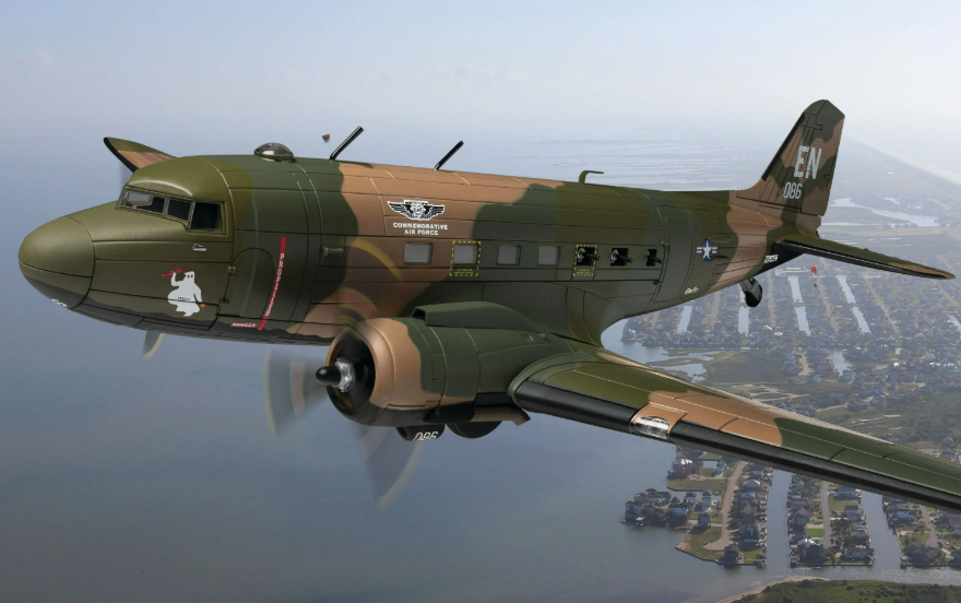 CORGI Aviation Archive #AA38212B Douglas™ AC-47 Gunship ‘Spooky 086™' (Commemorative Air Force)