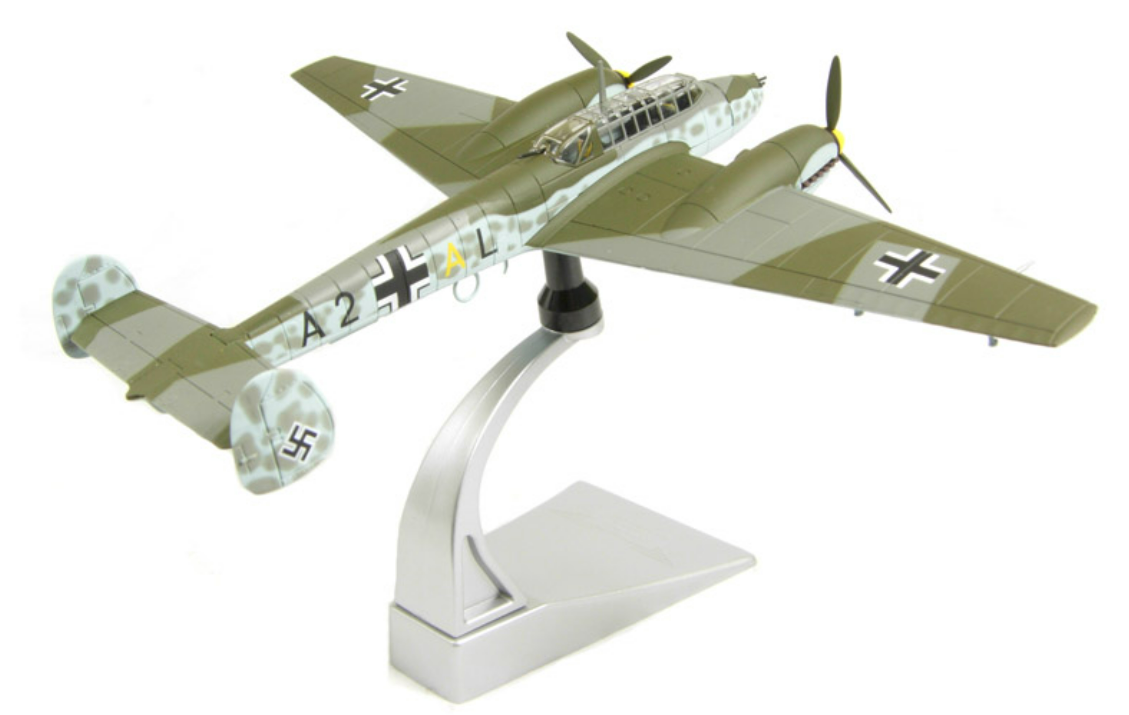 Corgi AA38503 Messerschmitt Bf 110C-4 Luftwaffe A2+AL ZG52, late 1940