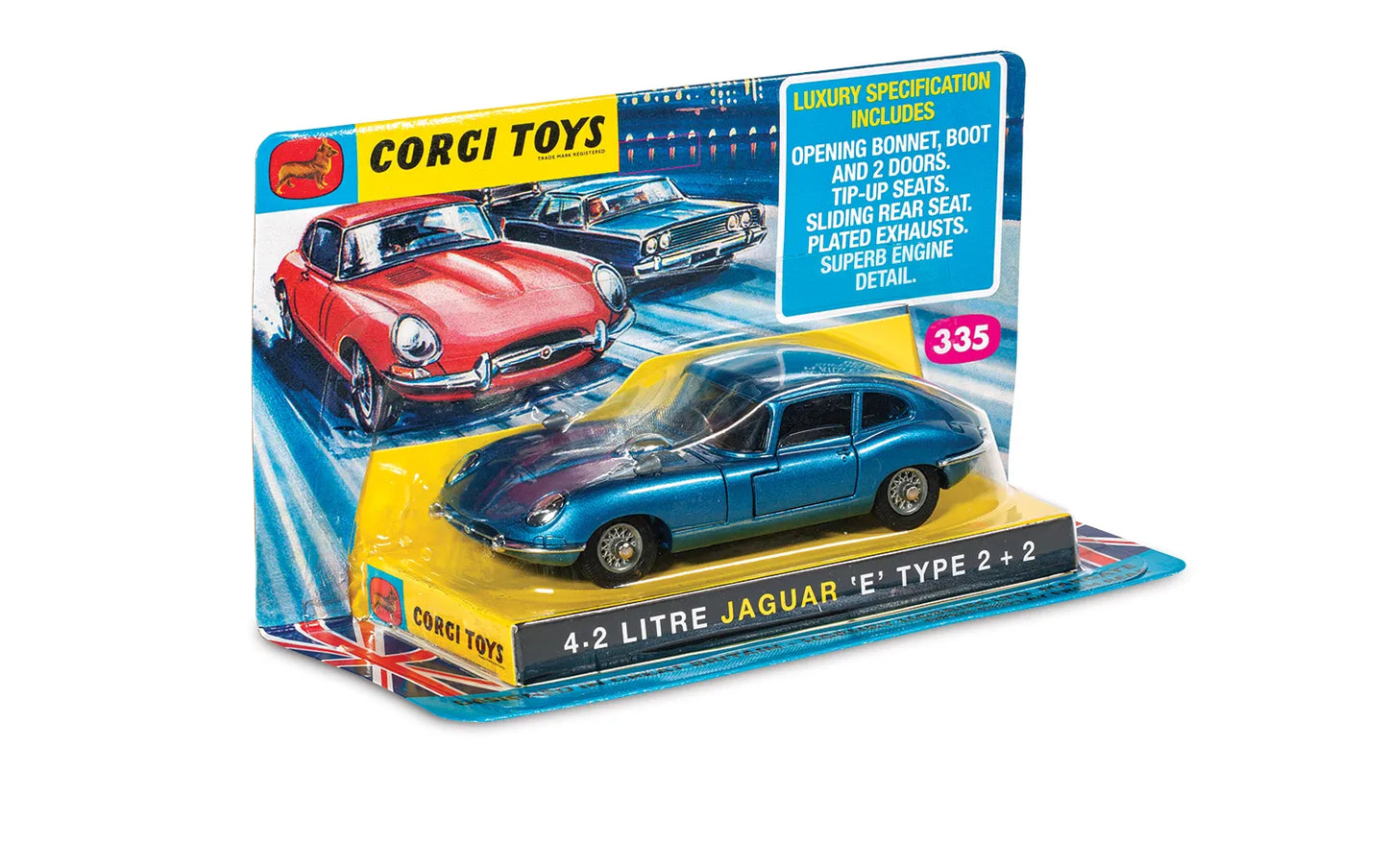 RT33501 Jaguar 4.2 litre E Type - Blue - Chester Model Centre