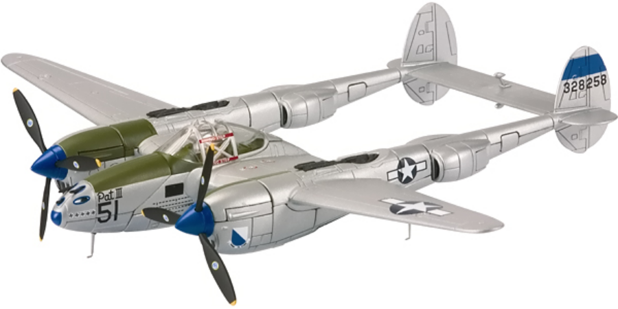 Corgi Aviation Archive AA36607 Lockheed P-38J Lightning - Chester Model Centre