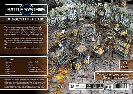 Battle Systems Fantasy Dungeon Furniture - Chester Model Centre