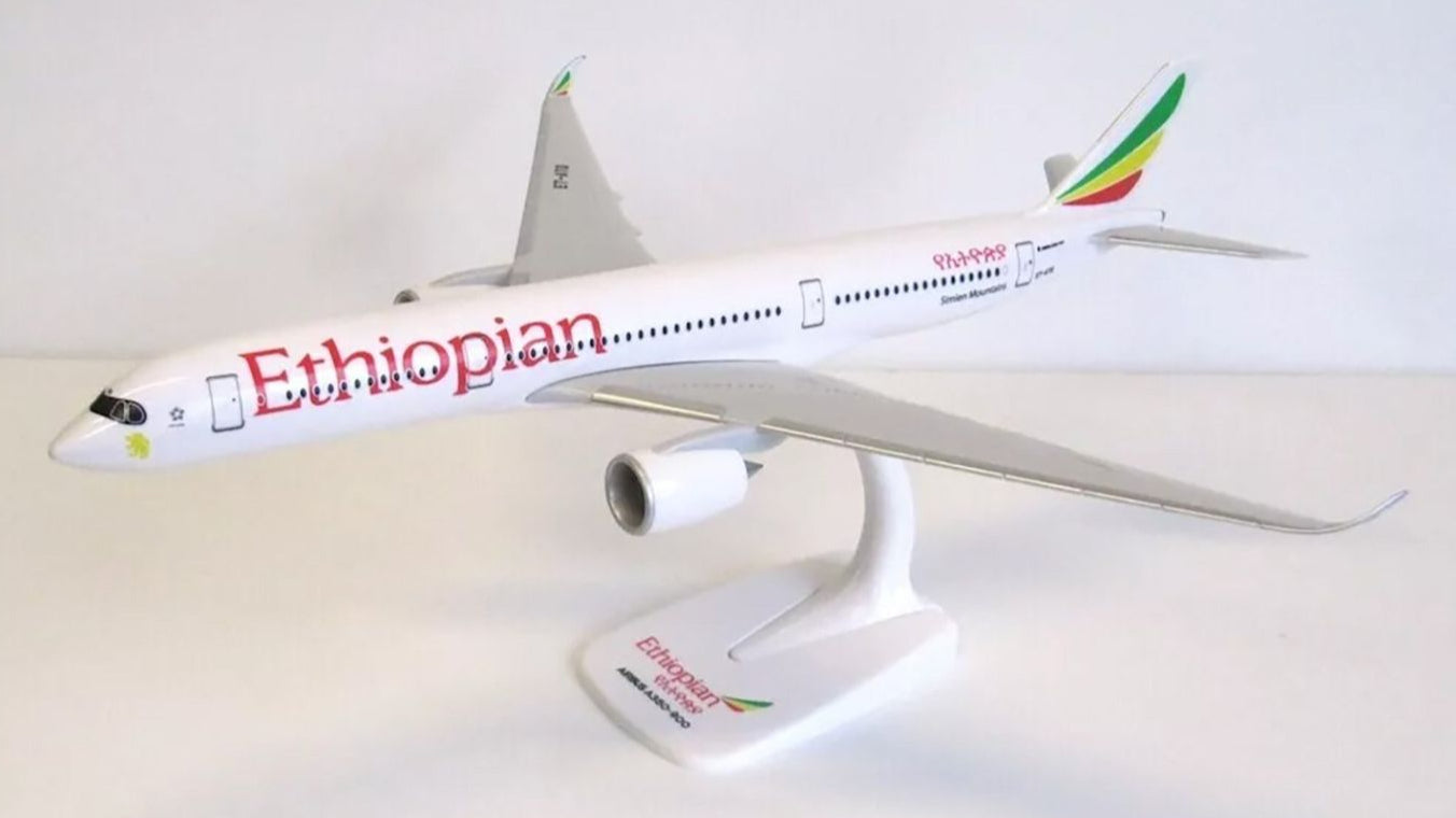 PPCETHOPA350 PPC Holland Ethiopian Airlines Airbus A350-900 1/200 - Chester Model Centre