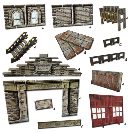 Battle Systems Urban Fire Station - Chester Model Centre