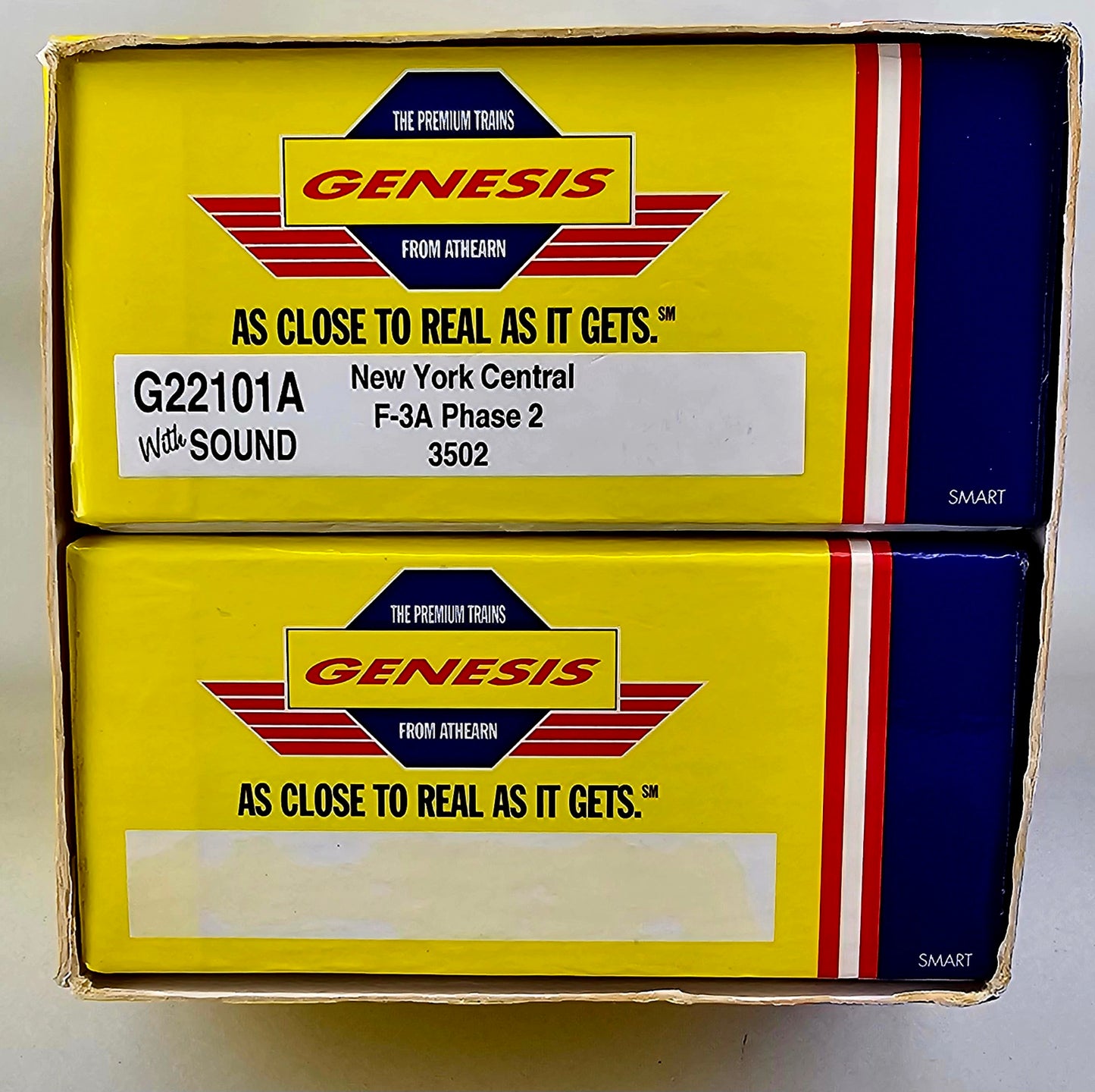 GENESIS HO Scale G22101/G22101A New York Central F-3A/F-3B Set with Sound