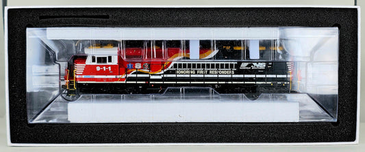 ATHEARN Genesis HO Scale ATHG65250 Norfolk Southern SD60E in 9-1-1 Livery DCC and Sound Fitted with Tsunami 2 Decoder.