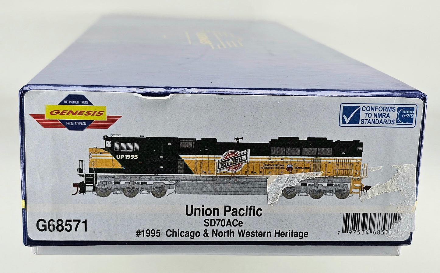 GENESIS #G68571 HO Gauge SD70ACe Chicago & North Western Heritage #1995 (DCC Ready - 8 or 9 pin)