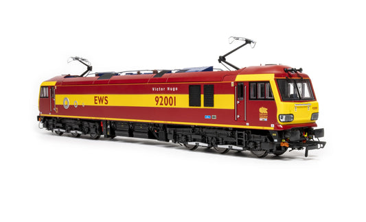 Accurascale OO Gauge Class 92001 'Victor Hugo' (ACC2190-92001) EWS Maroon (Analogue) - Chester Model Centre