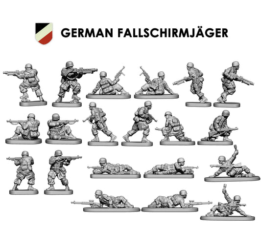 VG12020 German Fallschirmjager - Chester Model Centre