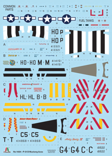 Italeri 1:72 WWII Aces P-51D Mustang - Chester Model Centre