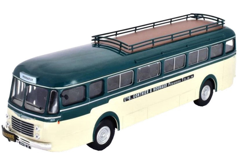 HACHETTE 1/43 Scale Renault R4192 Bus in Cream / Green livery of Gonthier & Nouhaud Company