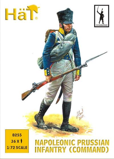 8255 1:72 Napoleonic Prussian Infantry Command - Chester Model Centre