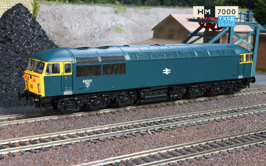 HORNBY R30480TXS BR Blue TOPS - Class 56 - 56001 (DCC Sound Fitted)