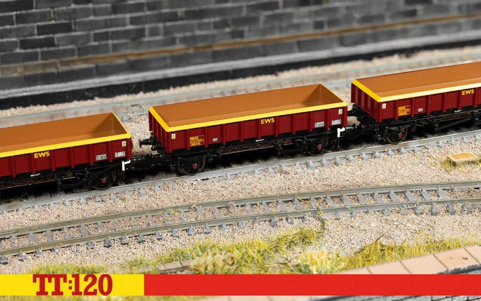 HORNBY TT6051 EWS MHA 'Coalfish' Ballast Wagon - Triple Pack - Chester Model Centre