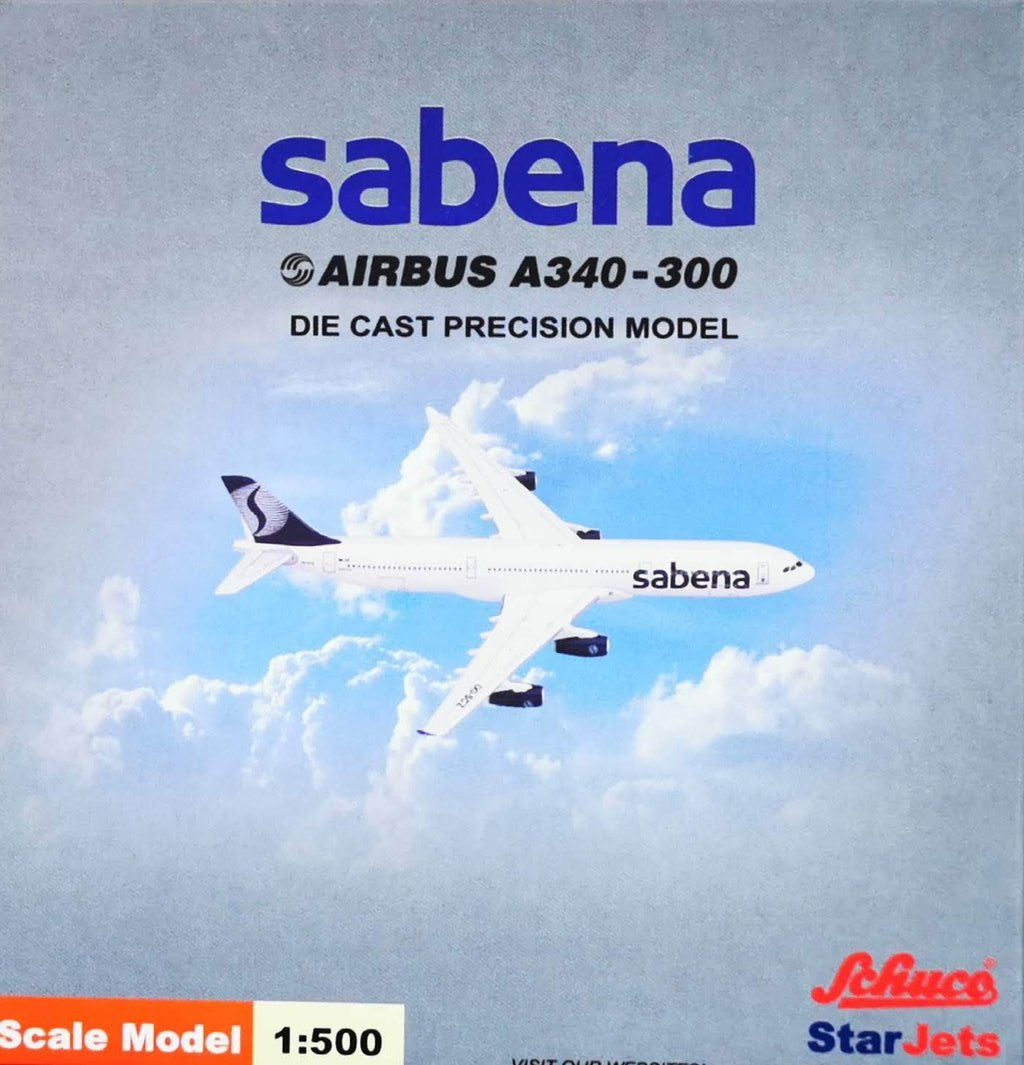 StarJets 1:500 Sabena Airbus A340-300 SJSAB119 - Chester Model Centre