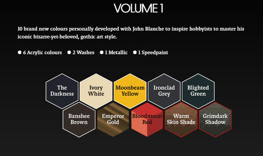 John Blanche Masterclass Vol I Paint Set The Army Painter - 10 Paints - Chester Model Centre