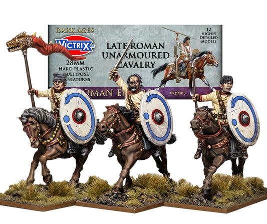 VXDA013 Late Roman Unarmoured Cavalry - Chester Model Centre