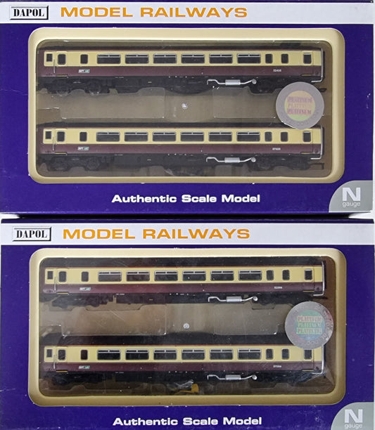 Dapol N Gauge ND-083A (Motorised) & ND-083B (Dummy) 4-Car Class 156 Strathclyde Livery - Chester Model Centre