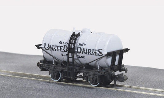 Peco N Gauge NR-P167 United Dairies Milk Tank Wagon - Chester Model Centre