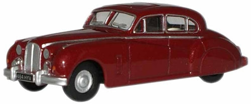 Oxford Diecast 76JAG7004 Jaguar MkVIIM Claret Metallic (Queen Mother) - Chester Model Centre